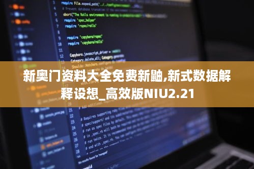 新奥门资料大全免费新鼬,新式数据解释设想_高效版NIU2.21