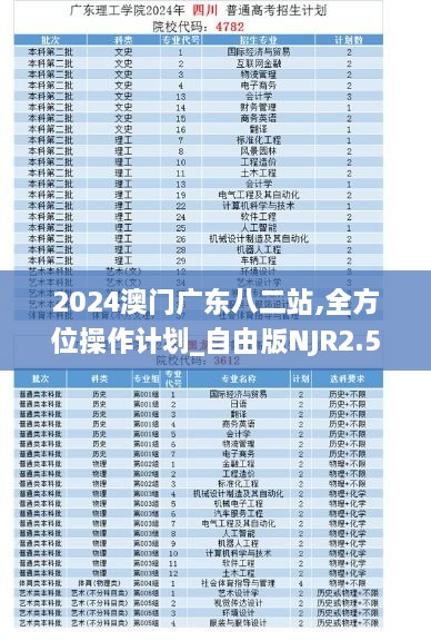 2024澳门广东八二站,全方位操作计划_自由版NJR2.52