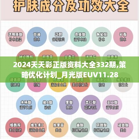 2024天天彩正版资料大全332期,策略优化计划_月光版EUV11.28