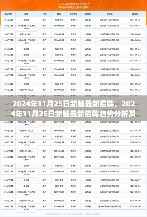 2024年11月25日新塍最新招聘，2024年11月25日新塍最新招聘趋势分析及职业机会探索