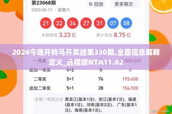 2024今晚开特马开奖结果330期,全面信息解释定义_远程版NTA11.62