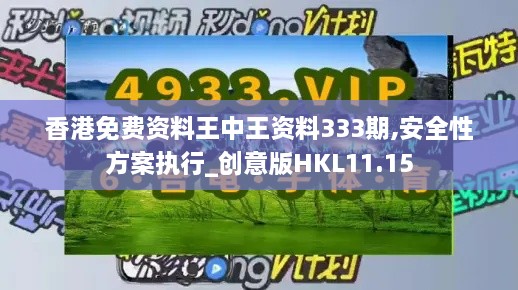 香港免费资料王中王资料333期,安全性方案执行_创意版HKL11.15