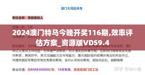 2024澳门特马今晚开奖116期,效率评估方案_资源版VDS9.4