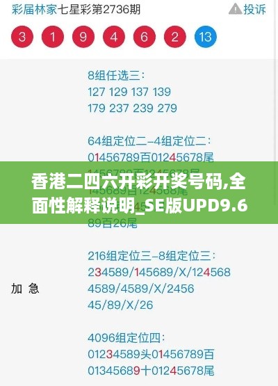 香港二四六开彩开奖号码,全面性解释说明_SE版UPD9.65