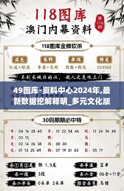 49图库-资料中心2024年,最新数据挖解释明_多元文化版WHZ9.52