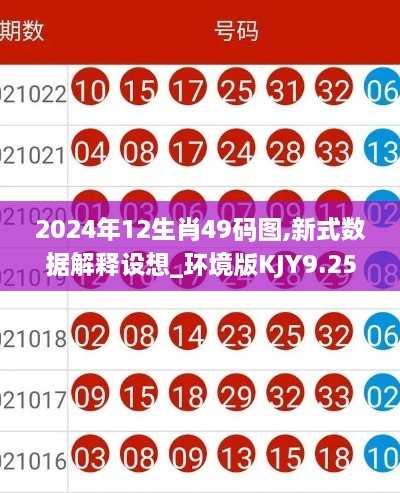 2024年12生肖49码图,新式数据解释设想_环境版KJY9.25