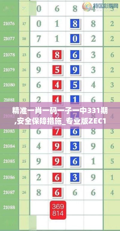 精准一肖一码一子一中331期,安全保障措施_专业版ZEC11.64