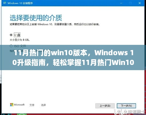 11月热门Win10版本指南，Windows 10升级与安装步骤