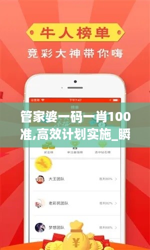 管家婆一码一肖100准,高效计划实施_瞬间版LUV9.63