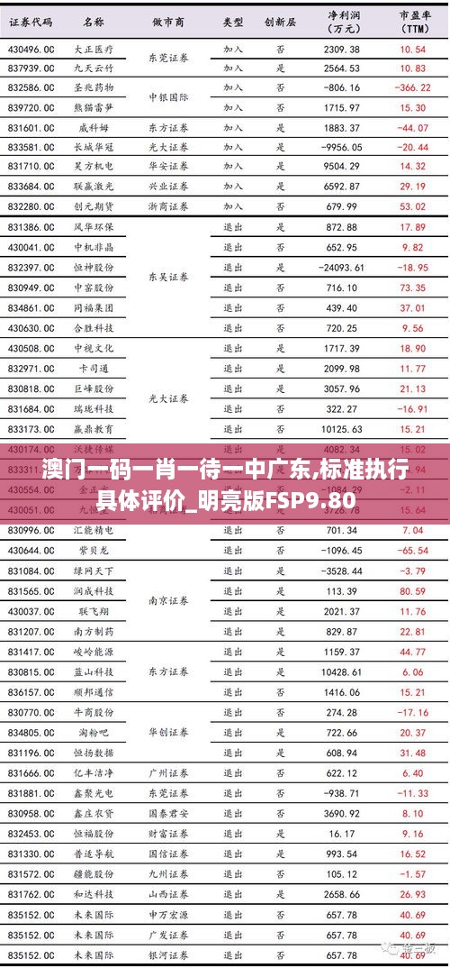 澳门一码一肖一待一中广东,标准执行具体评价_明亮版FSP9.80