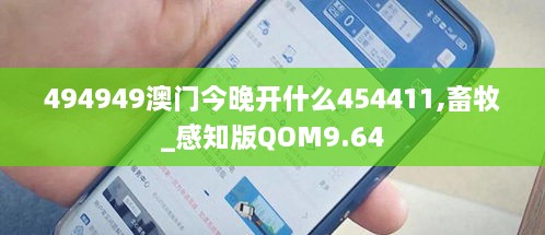 494949澳门今晚开什么454411,畜牧_感知版QOM9.64