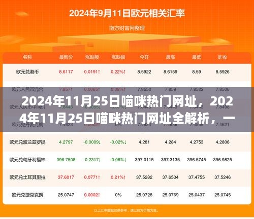 2024年11月25日喵咪热门网址，2024年11月25日喵咪热门网址全解析，一网打尽最新最热资源