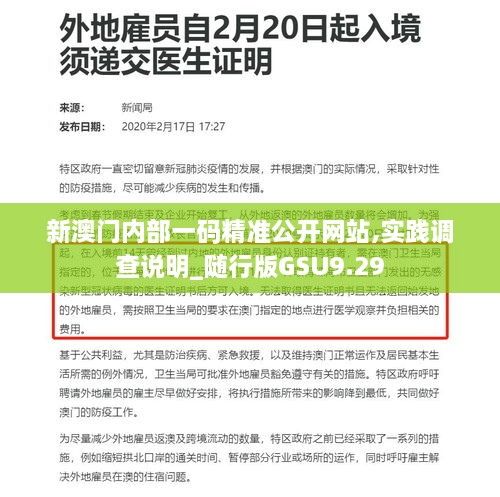 新澳门内部一码精准公开网站,实践调查说明_随行版GSU9.29