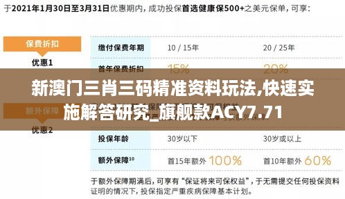 新澳门三肖三码精准资料玩法,快速实施解答研究_旗舰款ACY7.71