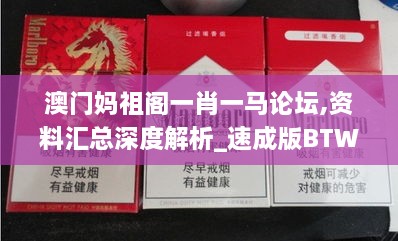 澳门妈祖阁一肖一马论坛,资料汇总深度解析_速成版BTW7.93