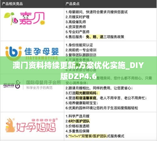 澳门资料持续更新,方案优化实施_DIY版DZP4.6