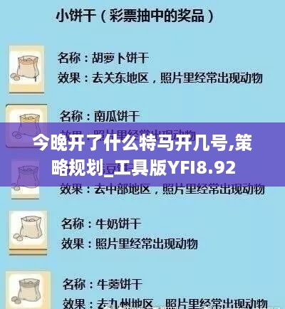 今晚开了什么特马开几号,策略规划_工具版YFI8.92