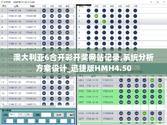 澳大利亚6合开彩开奖网站记录,系统分析方案设计_迅捷版HMH4.50