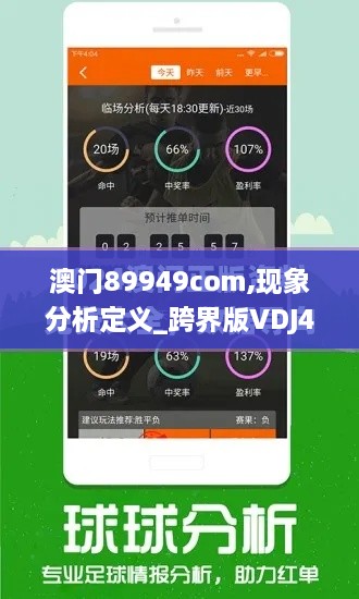 澳门89949com,现象分析定义_跨界版VDJ4.31