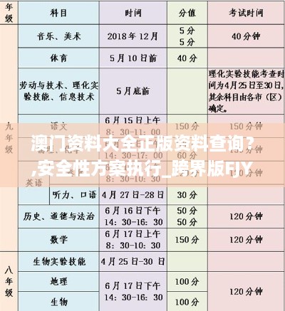 澳门资料大全正版资料查询？,安全性方案执行_跨界版FJY8.62