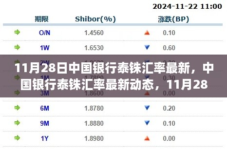 中国银行泰铢汇率最新动态，11月28日回顾与展望