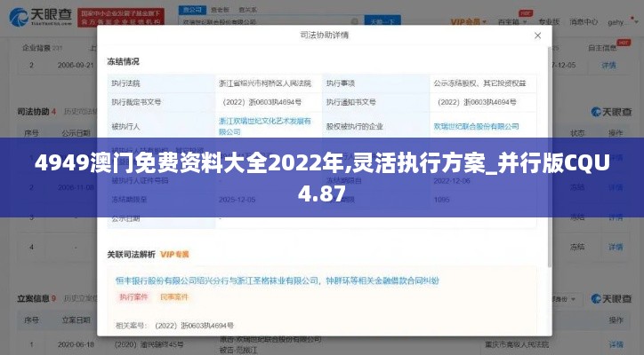 4949澳门免费资料大全2022年,灵活执行方案_并行版CQU4.87