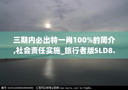 三期内必出特一肖100%的简介,社会责任实施_旅行者版SLD8.86