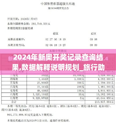 2024年新奥开奖记录查询结果,数据解释说明规划_旅行助手版IDY8.60