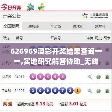 626969澳彩开奖结果查询一一,实地研究解答协助_无线版OJQ8.12