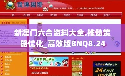 新澳门六合资料大全,推动策略优化_高效版BNQ8.24