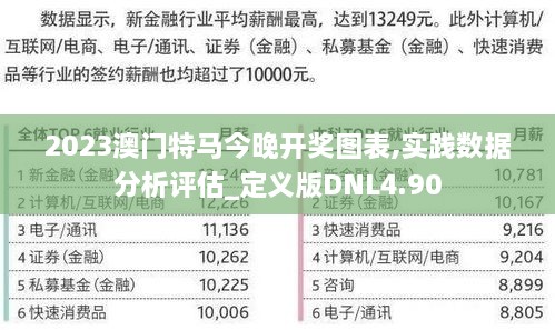 2023澳门特马今晚开奖图表,实践数据分析评估_定义版DNL4.90