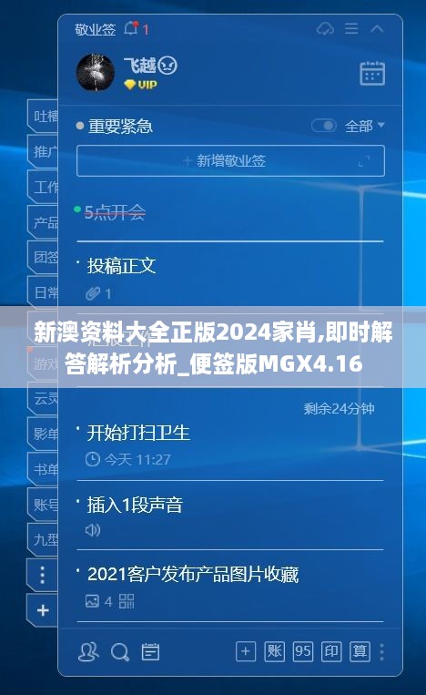 新澳资料大全正版2024家肖,即时解答解析分析_便签版MGX4.16