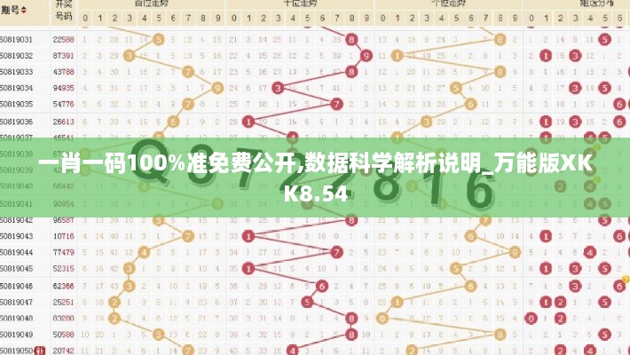 一肖一码100%准免费公开,数据科学解析说明_万能版XKK8.54