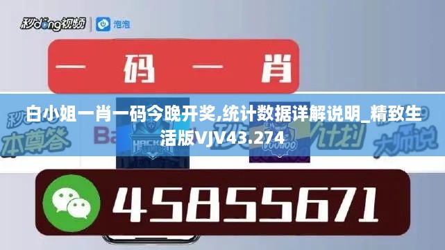 白小姐一肖一码今晚开奖,统计数据详解说明_精致生活版VJV43.274