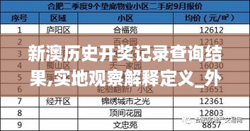 新澳历史开奖记录查询结果,实地观察解释定义_外观版KJJ75.417