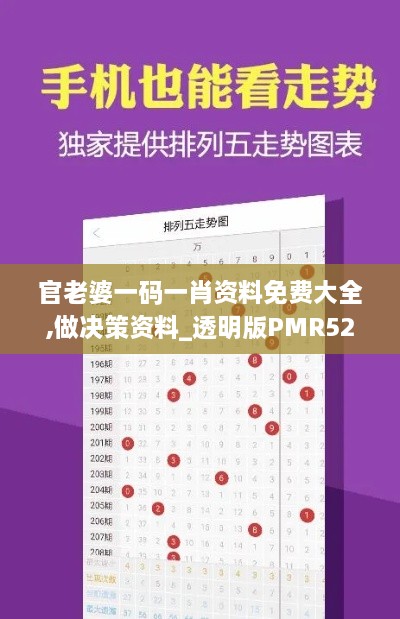 官老婆一码一肖资料免费大全,做决策资料_透明版PMR52.926