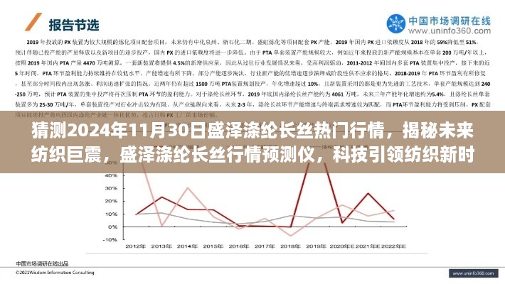 揭秘未来纺织巨震，盛泽涤纶长丝行情预测仪引领科技纺织新时代（盛泽涤纶长丝行情预测）