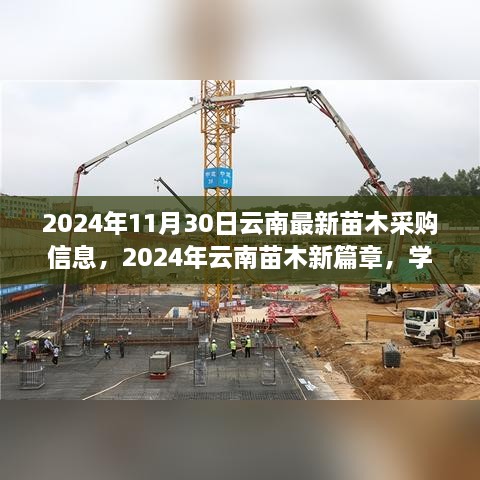 云南苗木新篇章启程，学习变化，自信成长，迈向绿色未来之旅（2024年采购信息）