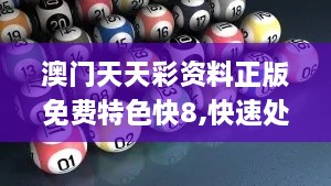 澳门天天彩资料正版免费特色快8,快速处理计划_未来版LMN72.426