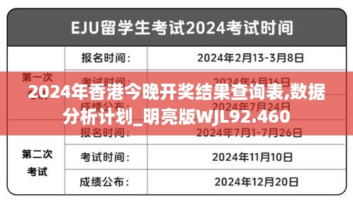 2024年香港今晚开奖结果查询表,数据分析计划_明亮版WJL92.460