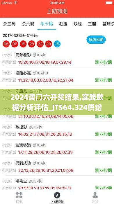 2024澳门六开奖结果,实践数据分析评估_JTS64.324供给版