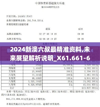 2024新澳六叔最精准资料,未来展望解析说明_X61.661-6