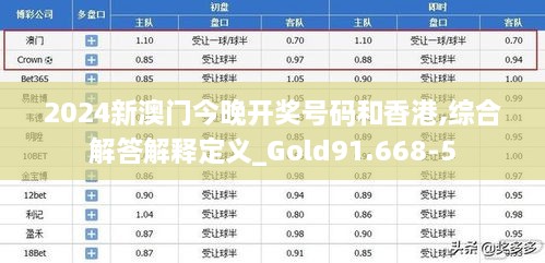 2024新澳门今晚开奖号码和香港,综合解答解释定义_Gold91.668-5