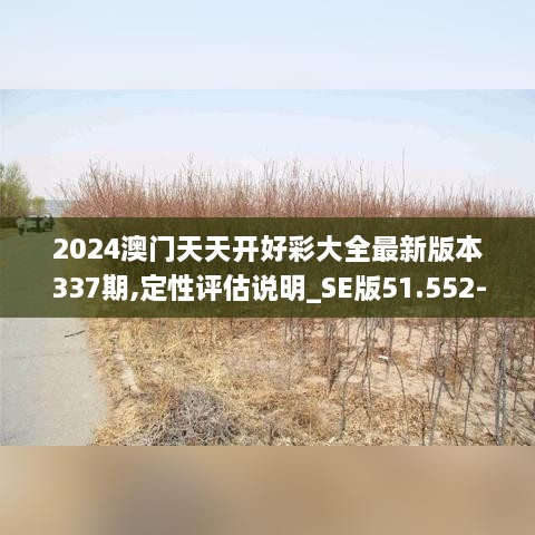 2024澳门天天开好彩大全最新版本337期,定性评估说明_SE版51.552-7