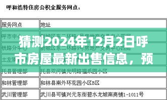 呼市房屋市场趋势解析与最新出售信息预测，未来走向探寻报告