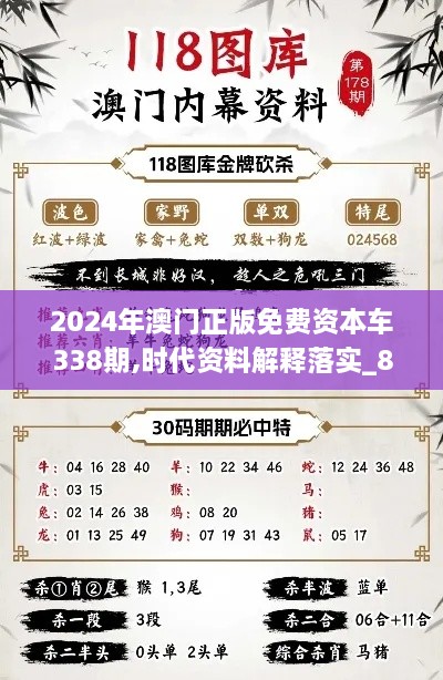 2024年澳门正版免费资本车338期,时代资料解释落实_8K59.421-1