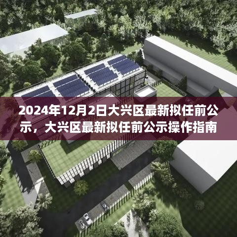 大兴区最新拟任前公示操作指南及详解（初学者与进阶用户适用）