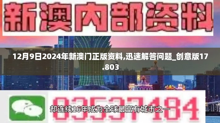 12月9日2024年新澳门正版资料,迅速解答问题_创意版17.803