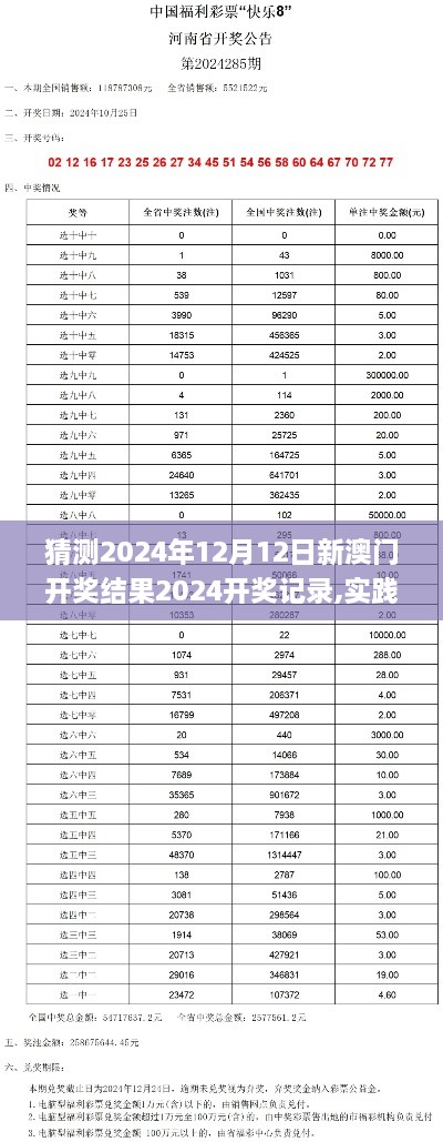 猜测2024年12月12日新澳门开奖结果2024开奖记录,实践计划推进_AP2.895