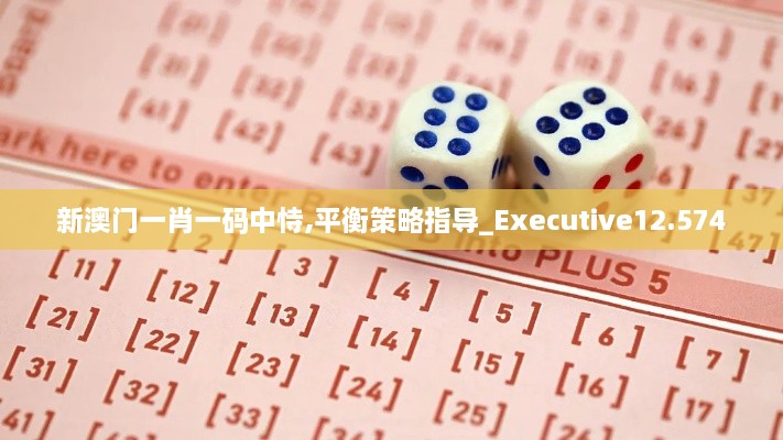 新澳门一肖一码中恃,平衡策略指导_Executive12.574